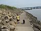 Grandson - Cohen and our dog Bear. Taken July 2009 The walk along the Mississippi by Roxanne Klaas.